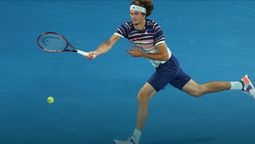 Alexander Zverev, en el Open de Australia.