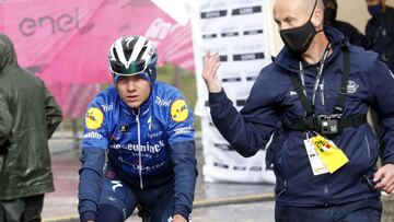 El ciclista bela Remco Evenepoel, antes de la salida de la sexta etapa del Giro de Italia 2021.
