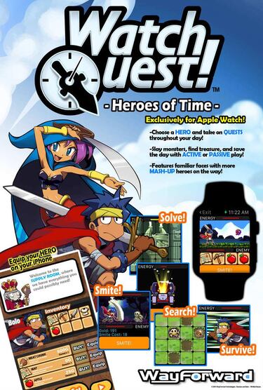 Watch Quest, primer juego anunciado para el Apple Watch