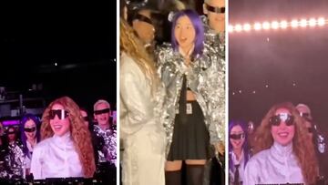 VIDEO: Así fue el gran momento de Chingu Amiga y Kunno, al caminar junto a Shakira en concierto de CDMX