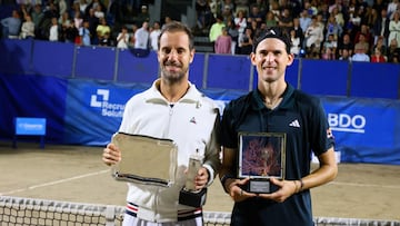 Gasquet y Thiem, en Luanco.