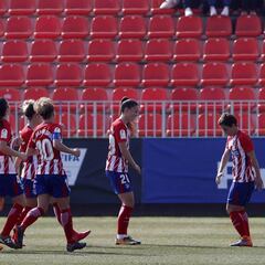 La pegada del Atlético le da lo puntos en Huelva y sigue líder