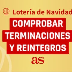 Terminaciones y reintegros de la Lotería de Navidad 2023: comprobar lista de números premiados
