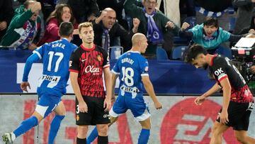 Guridi celebra el gol.