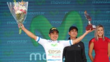 José Jaimes gana la tercera etapa de la Vuelta Colombia en Cota