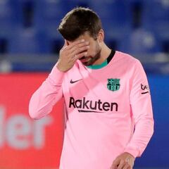 Los reproches de Piqué: "¡Qué poca sangre, joder!"