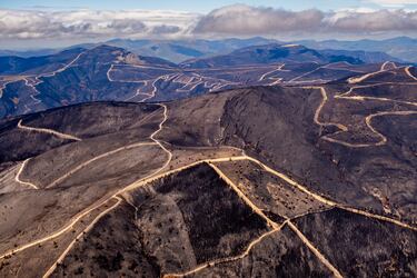 Desde el cielo: así han quedado las zonas afectadas por los incendios de agosto