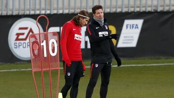 Filipe, sobre Simeone: "Le cuesta el trato con los jugadores"