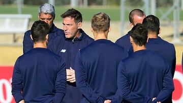 Berizzo dirige este miércoles el entrenamiento del Sevilla