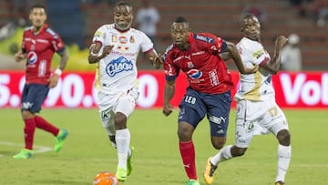 Medellín, sin Quintero, se pone al día en Liga ante Tolima