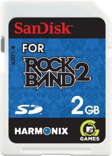 SanDisk anuncia una tarjeta SD Rock Band 2
