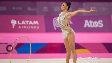 Ruth Castillo durante unos juegos Panamericanos