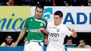 Andreu, presionado por Ortiz.