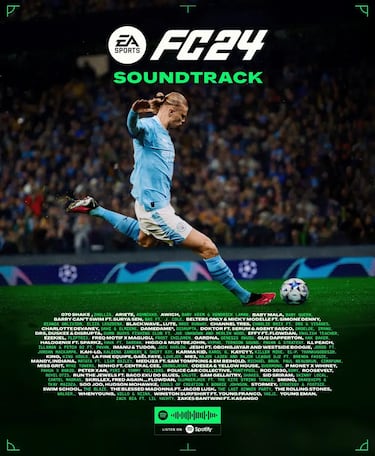 Electronic Arts presents the official EA SPORTS FC 24 soundtrack