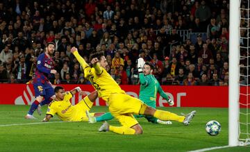 2-0. Leo Messi marcó el segundo gol.