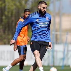 Tobias entrena con los mayores