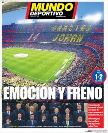 Portadas de la prensa mundial