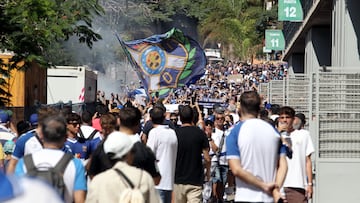 La afición del Tenerife.