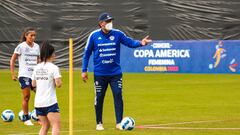 La Selección Femenina de Chile prepara su debut en Copa América ante Paraguay. La Roja realizó su práctica en la Sede Deportiva de América de Cali.