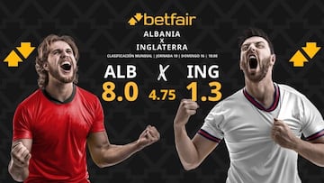 Albania vs. Inglaterra: horario, dónde ver, pronósticos y clasificación