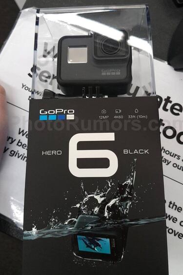 ¿Es este el diseño y las especificaciones de la GoPro Hero 6?