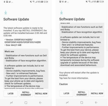Comienza la actualización de Android 8.0 para el Galaxy S8