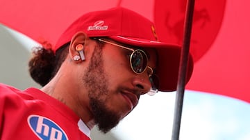 Lewis Hamilton, en el GP de Hungría.