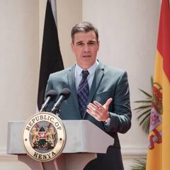 El doble lapsus de Pedro Sánchez en su visita a Kenia