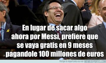 Los mejores memes de la decisión de Messi