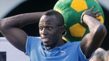 Bolt, durante un acto en Río este viernes.