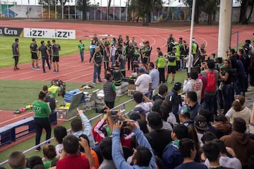 La Selección entrenó en Sumiya arropada por la afición