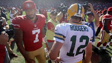 Rodgers cree que Kaepernick está en el paro por racismo