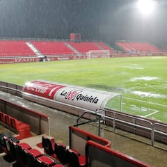 Oficial: aplazado por lluvia el Mirandés-Zaragoza