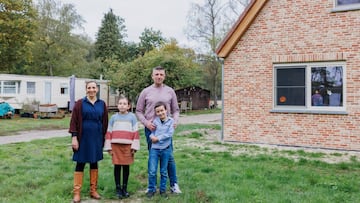 Caravana y casa en Amberes, Bélgica