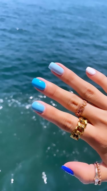 ¿Qué uñas se usan en la playa? Colores y últimas tendencias