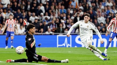 Federico Valverde marcó el segundo gol del Madrid de esta manera.