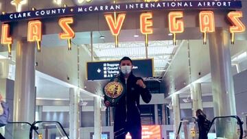 Miguel Berchelt, en Las Vegas.
