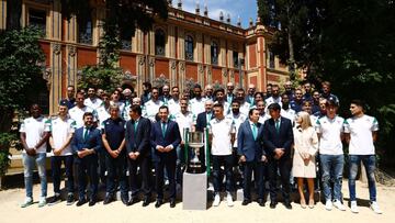 El Betis, en la foto oficial de San Telmo. 