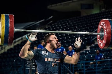 Fabián Beneito, The Fittest Man de España, en una competición de Crossfit.