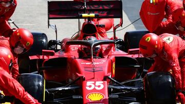 Carlos Sainz (Ferrari SF21). Portimao, Portugal. F1 2021. 