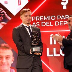 Llopis, bañado en oro