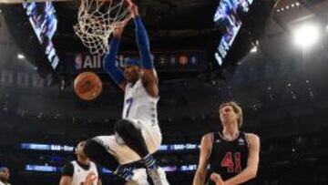 Carmelo Anthony, durante el último All Star en el Madison.