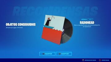 Obtenemos la m&uacute;sica Radiohead la pr&oacute;xima vez que iniciemos Fortnite tras descargar la app KID A MNESIA EXHIBITION