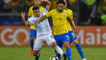 Marquinhos confiesa que jugó enfermo ante Argentina