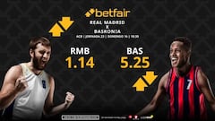 Real Madrid vs. Baskonia: horario, dónde ver, pronósticos, estadísticas y clasificación