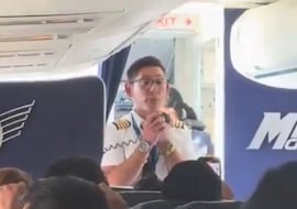 El piloto descubre que está despedido antes del despegue y el contraataque que activa provoca la intervención de las fuerzas de seguridad