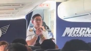 El piloto descubre que está despedido antes del despegue y el contraataque que activa provoca la intervención de las fuerzas de seguridad