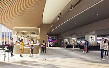 Habrá 96 Boxes (Large y Small), cada uno con camarero y servicio de catering premium.