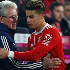 Lo que le deja Heynckes a James: Fútbol, gol y respaldo