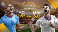 Manchester City vs. Real Madrid: horario, TV, alineaciones, estadísticas y mejores pronósticos